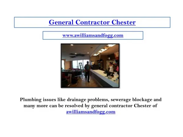 general contractor chester