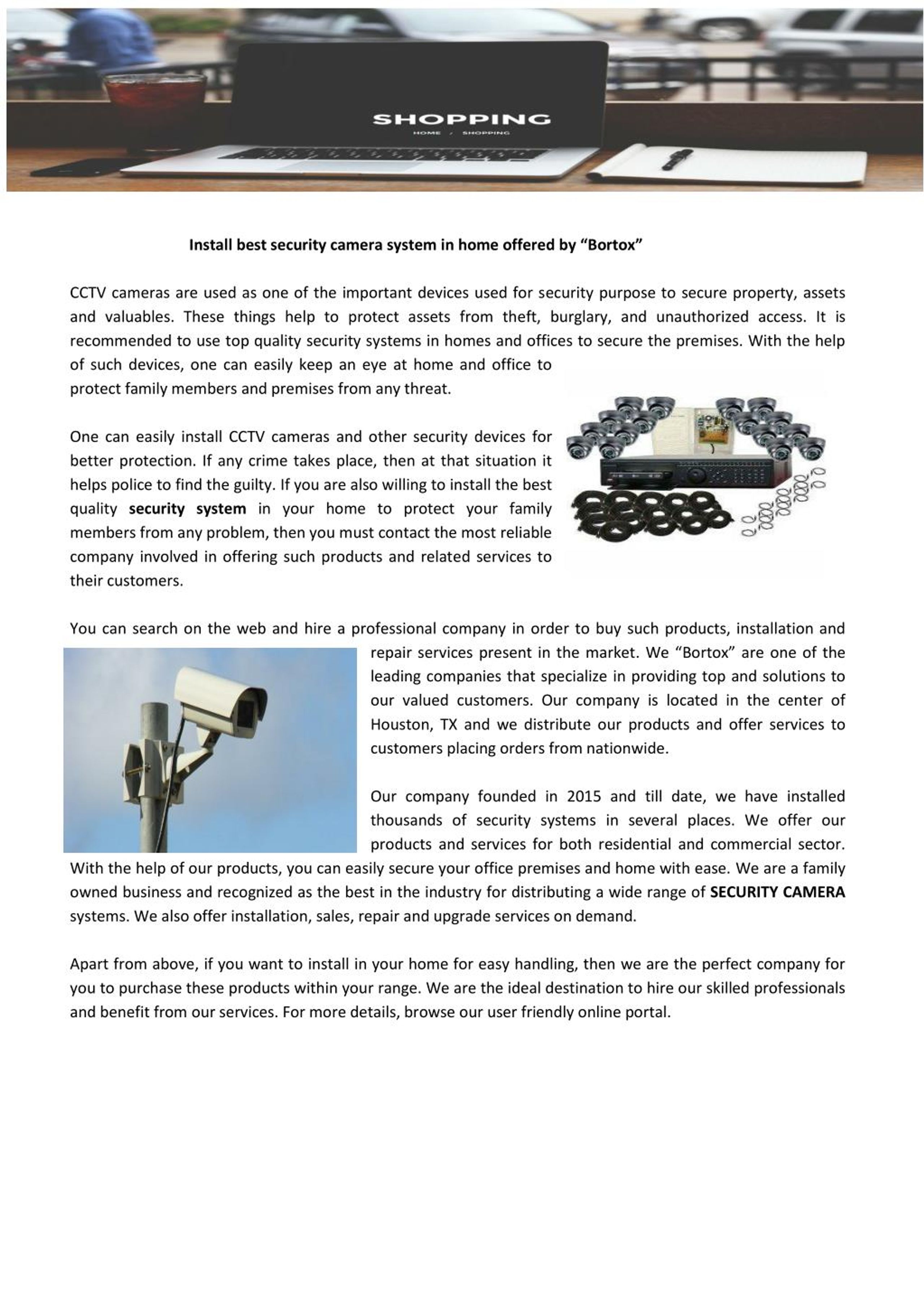 PPT - Security camera system, PowerPoint Presentation, free download ...