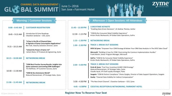 Channel Data Management Summit 2016 Is On!