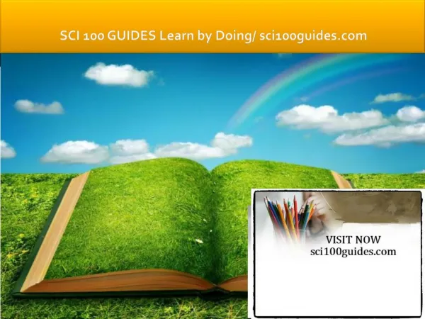 SCI 100 GUIDES Learn by Doing/sci100guides.com