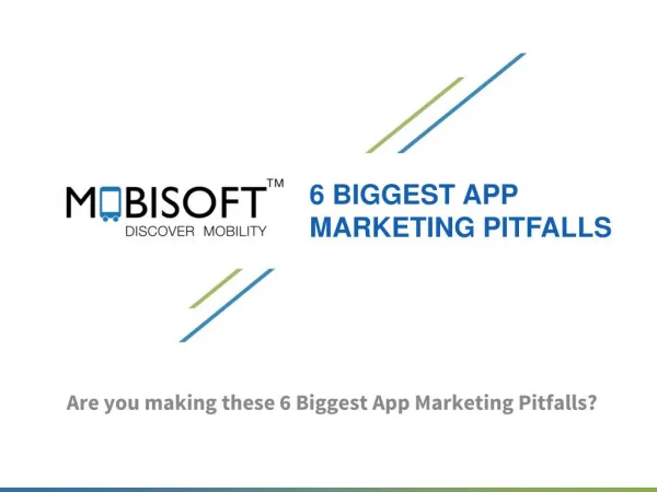 5 Biggest App Marketing Pitfalls