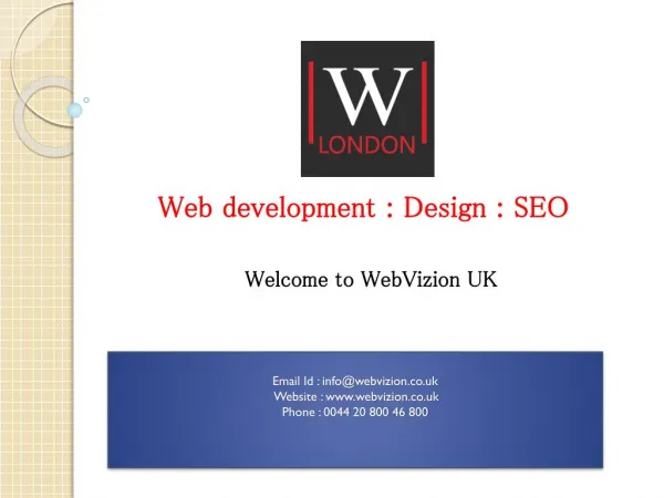 Web Development Company Aylesbury - Web Vizion