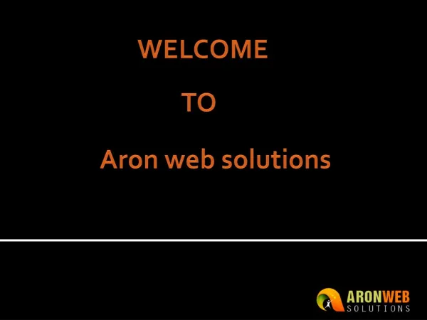 Web Designing- Aron Web Solutions
