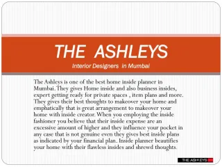 High End Interior Designer - slide 1