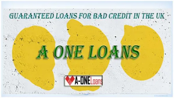 Bad Credit Loans Provide Ideal Financial Backup
