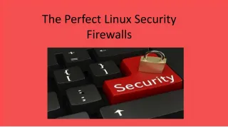 The Perfect Linux Security Firewalls - slide 1