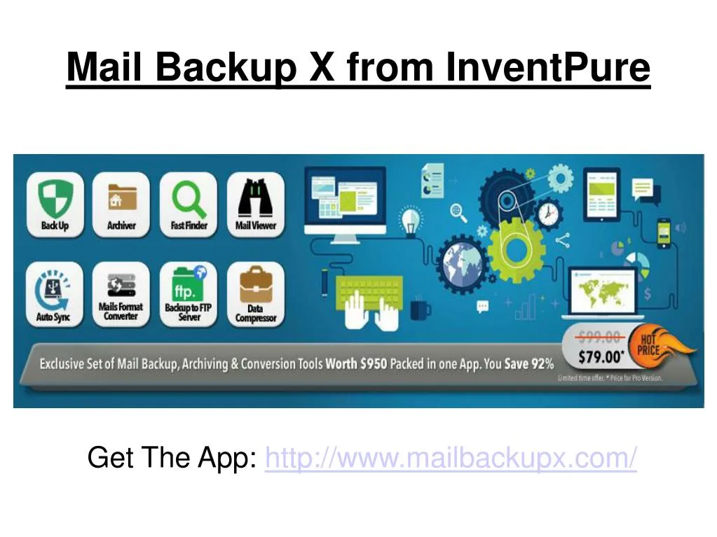 mail backup x from inventpure