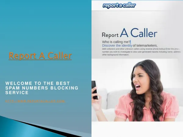 Report A Caller