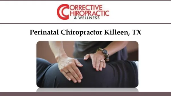Perinatal Chiropractor Killeen, TX