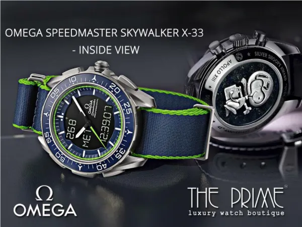 Omega Speedmaster Skywalker X-33 - Inside View