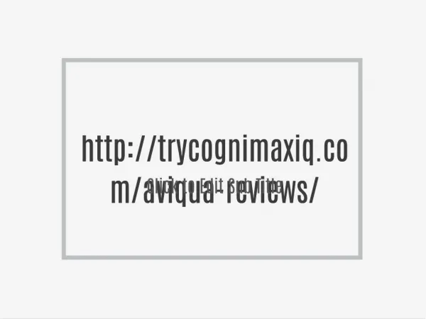 http://trycognimaxiq.com/aviqua-reviews/