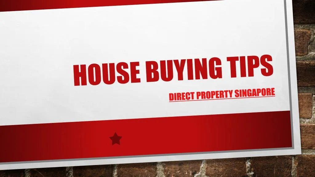 house buying tips