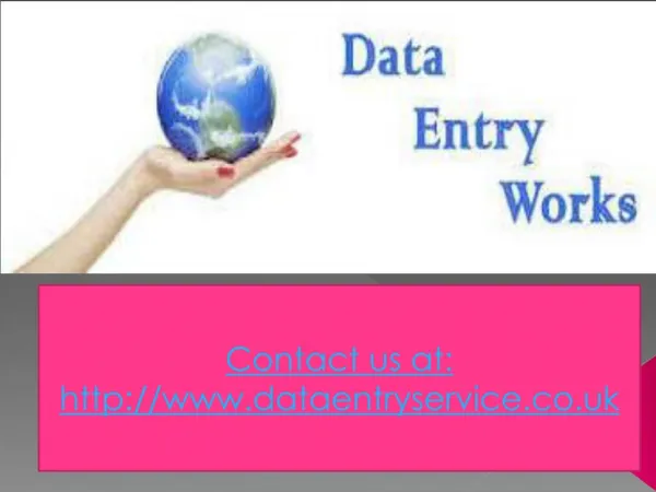 Data entry services in Manchester UK