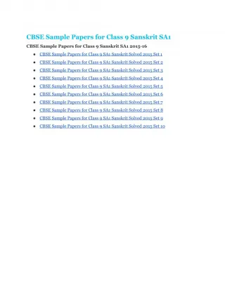 CBSE-Sample-Papers-for-Class-9-Sanskrit - slide 1
