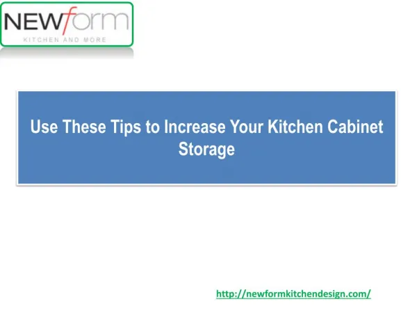 Use These Tips to Increase Your Kitchen Cabinet Storage