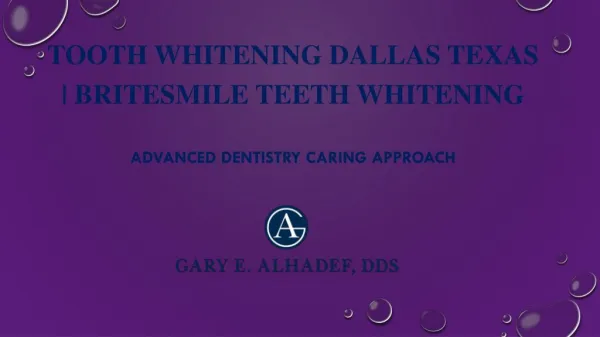 Tooth Whitening Dallas Texas | Britesmile Teeth Whitening