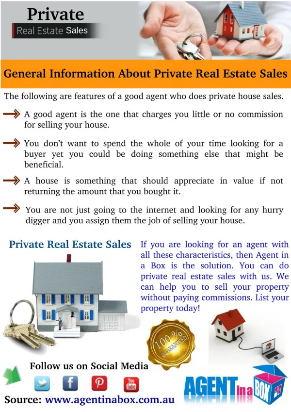 Private Real Estate Sales
