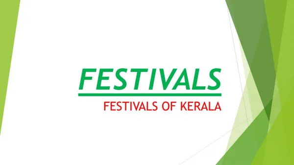 Keralafestivals