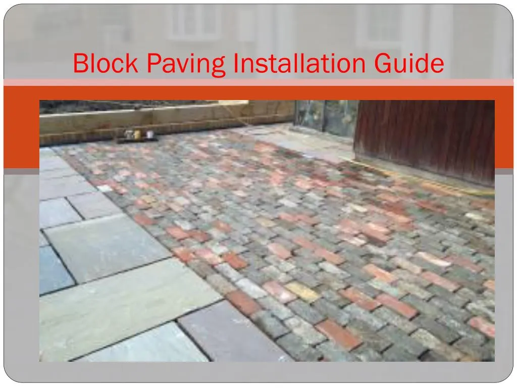 block paving installation guide