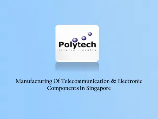 Electronic Components Manufacturers - slide 1