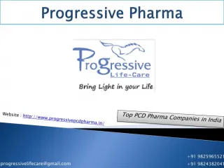 Top PCD Pharma Companies in India - slide 1