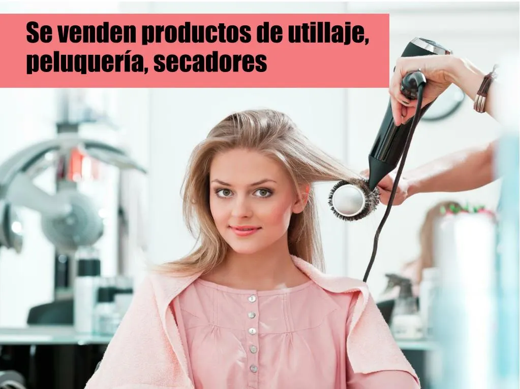 se venden productos de utillaje peluquer a secadores