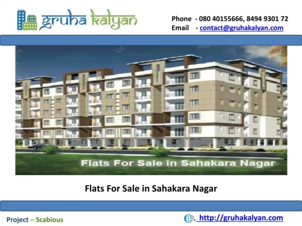 Flats for Sale in Sahakara Nagar