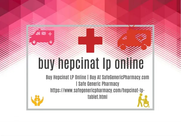 Buy Hepcinat LP Online | Buy At SafeGenericPharmacy.com | Safe Generic Pharmacy