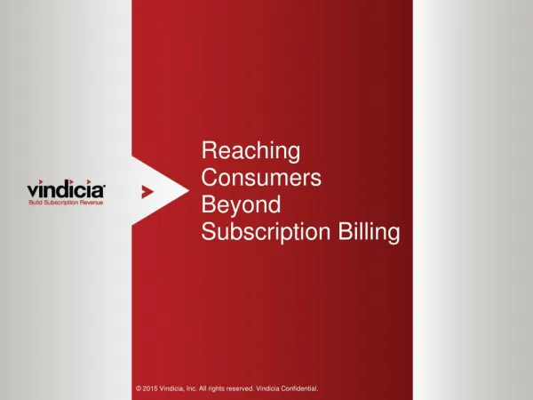 Reaching Consumers Beyond Subscription Billing