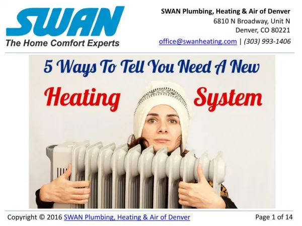 5 Signs You Need A New Heating System in Denver