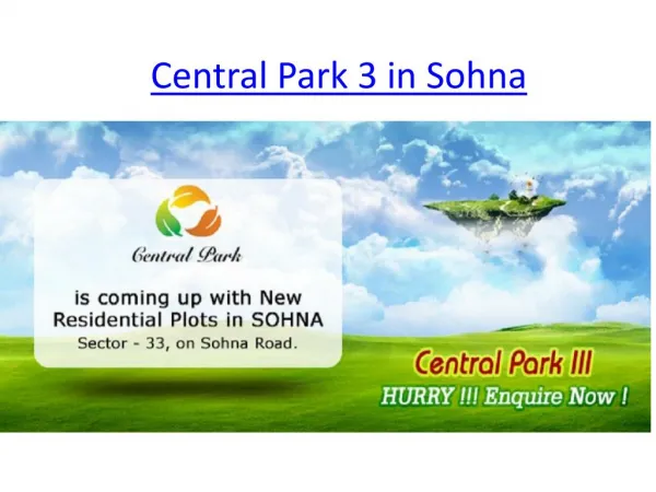 Central Park 3 Gurgaon
