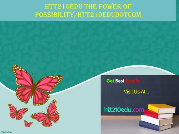 htt210edu The power of possibility/htt210edudotcom