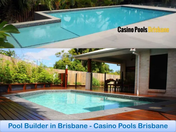 Pool Builder in Brisbane - Casino Pools Brisbane