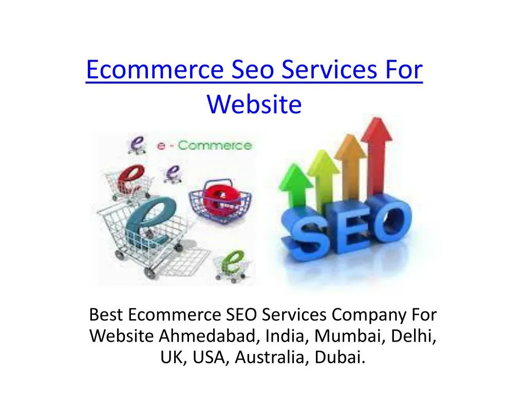 ecommerce seo services for website