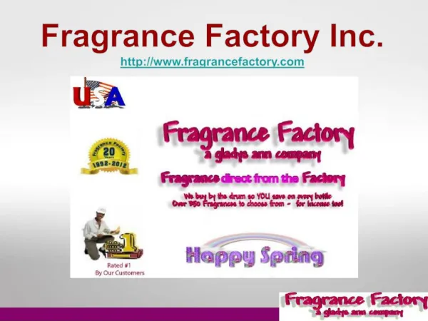 Fragrance Oils - Wholesale Supplies