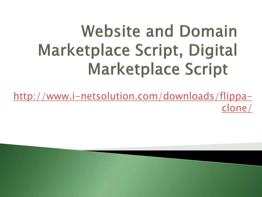 website and domain marketplace script digital marketplace script