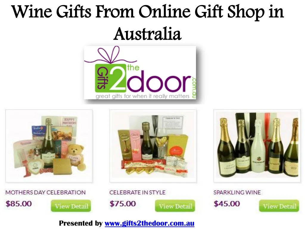 wine gifts from online gift shop in australia