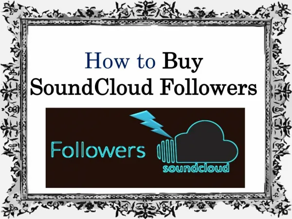 Buy SoundCloud Followers to Attract More Audience- Buysoundcloudlikes