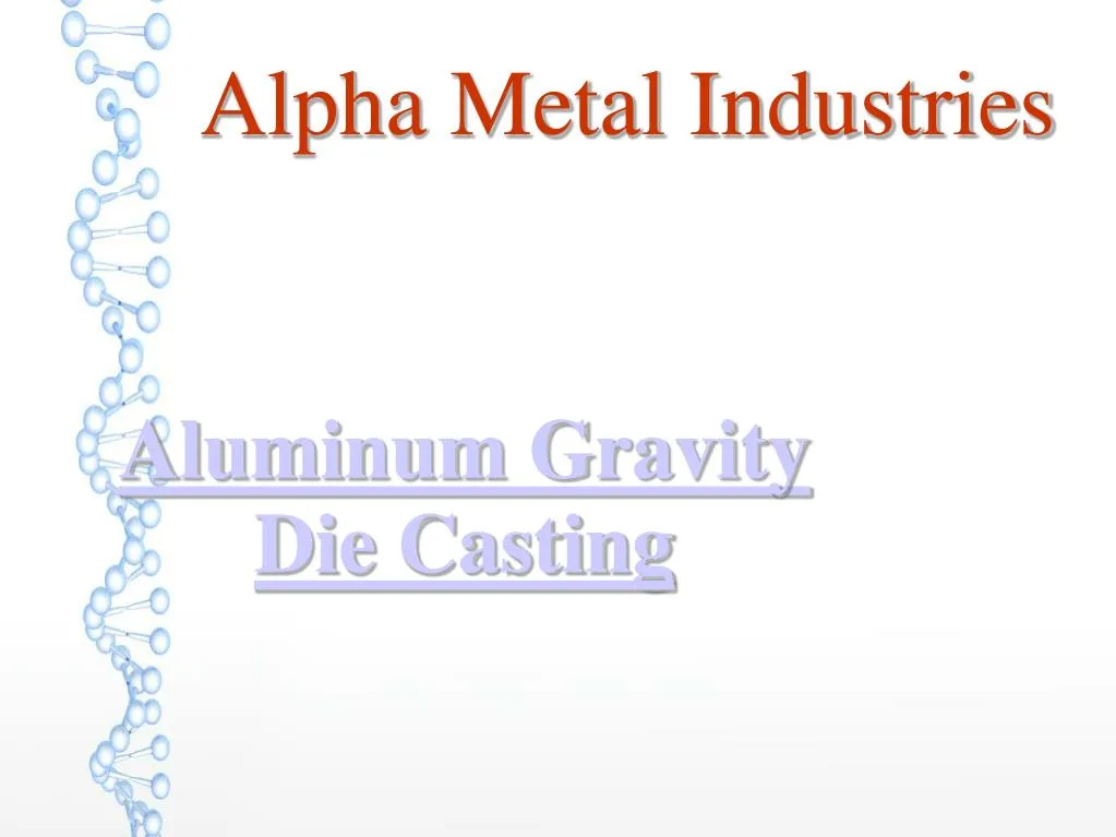 aluminum gravity die casting