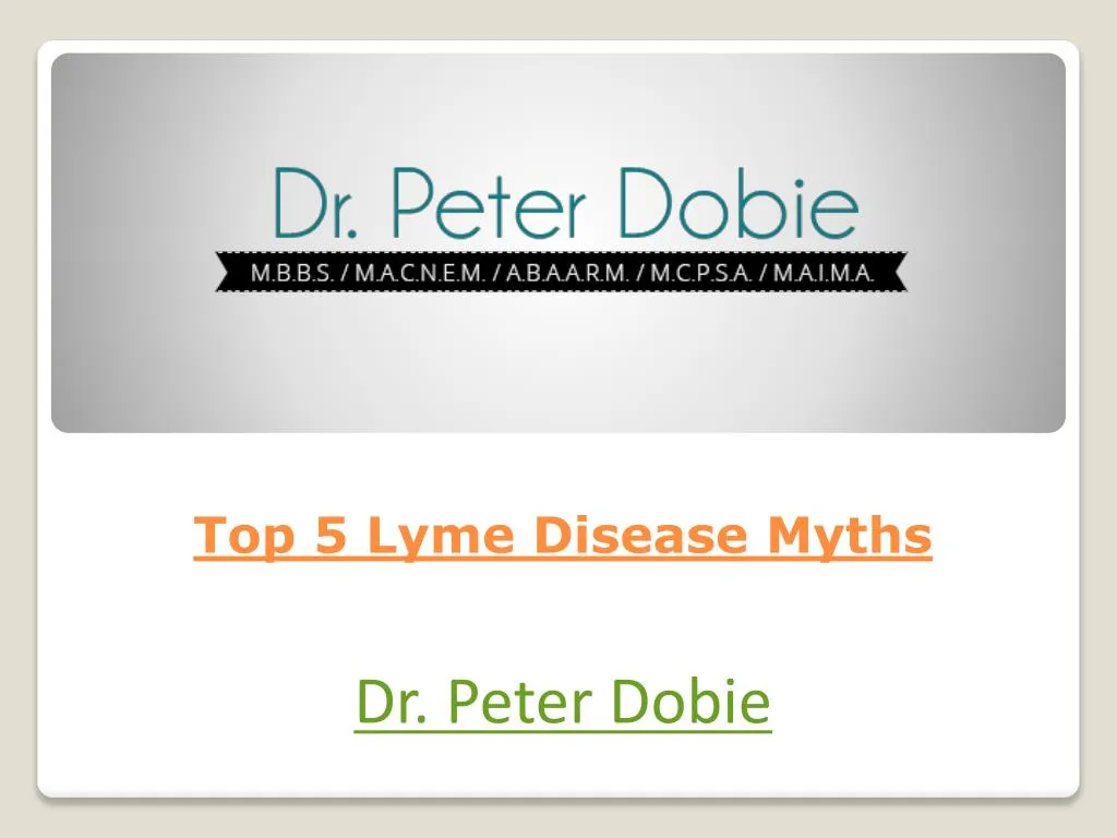 top 5 lyme disease myths