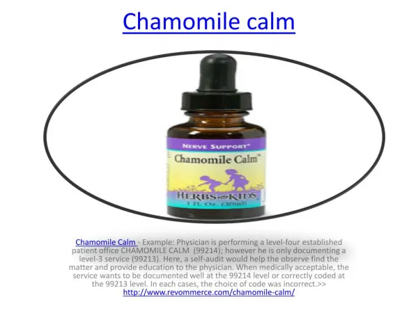 http://www.revommerce.com/chamomile-calm/
