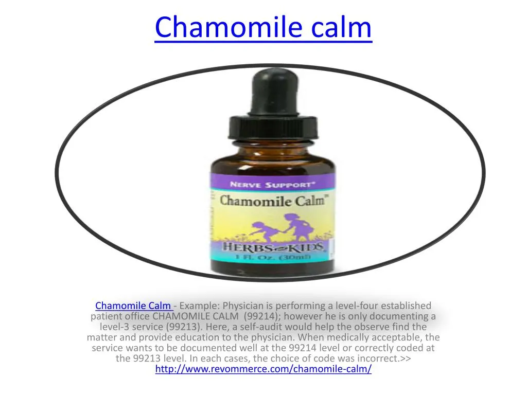 chamomile calm