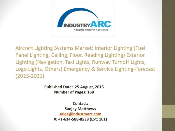 Aircraft Lighting Systems Market finds it applications in air force: improvising operational challenges.