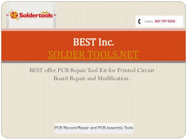 PCB Circuit Board Repair Materials & Tools @ Soldertools.net