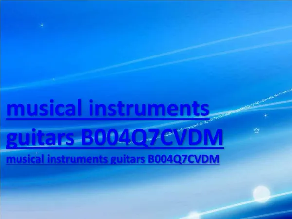 musical instruments guitars B004Q7CVDM