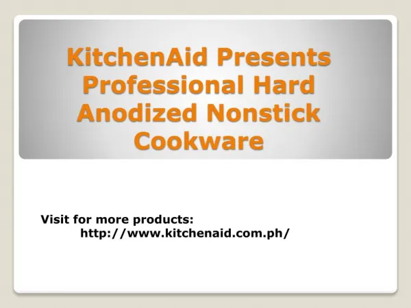 KitchenAid Professional Hard Anodized Nonstick 10-Piece Set