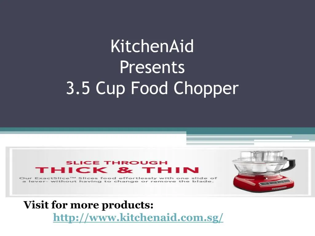 kitchenaid presents 3 5 cup food chopper
