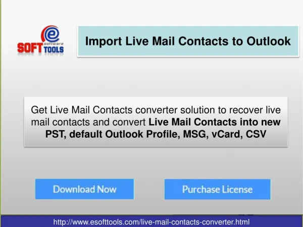 Import Live Mail Contacts to Outlook