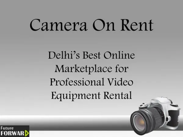 Professional Video Equipment Rental