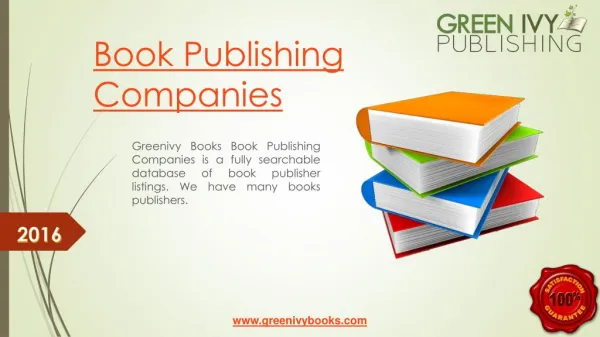 Greenivy Books Book Publishing Companies